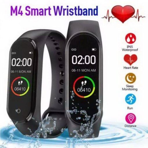 M4 Mi Sports Wrist Smart Band with built-in Oximeter Heartbeat Sensor