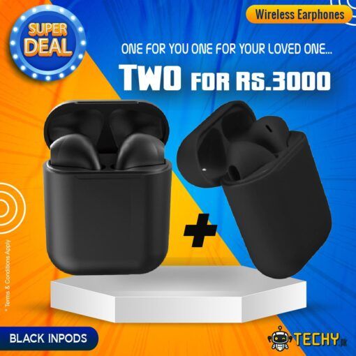 Black Inpod Special Offer Two for Rs.3000