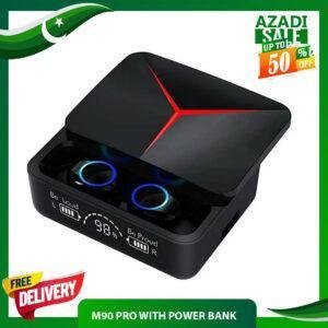 M90 Pro Wireless Earbuds with PowerBank