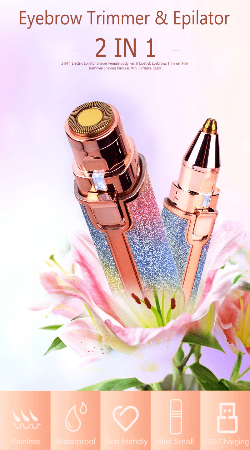 Flawless 2 in 1 Facial Hair Trimmer - Image 2