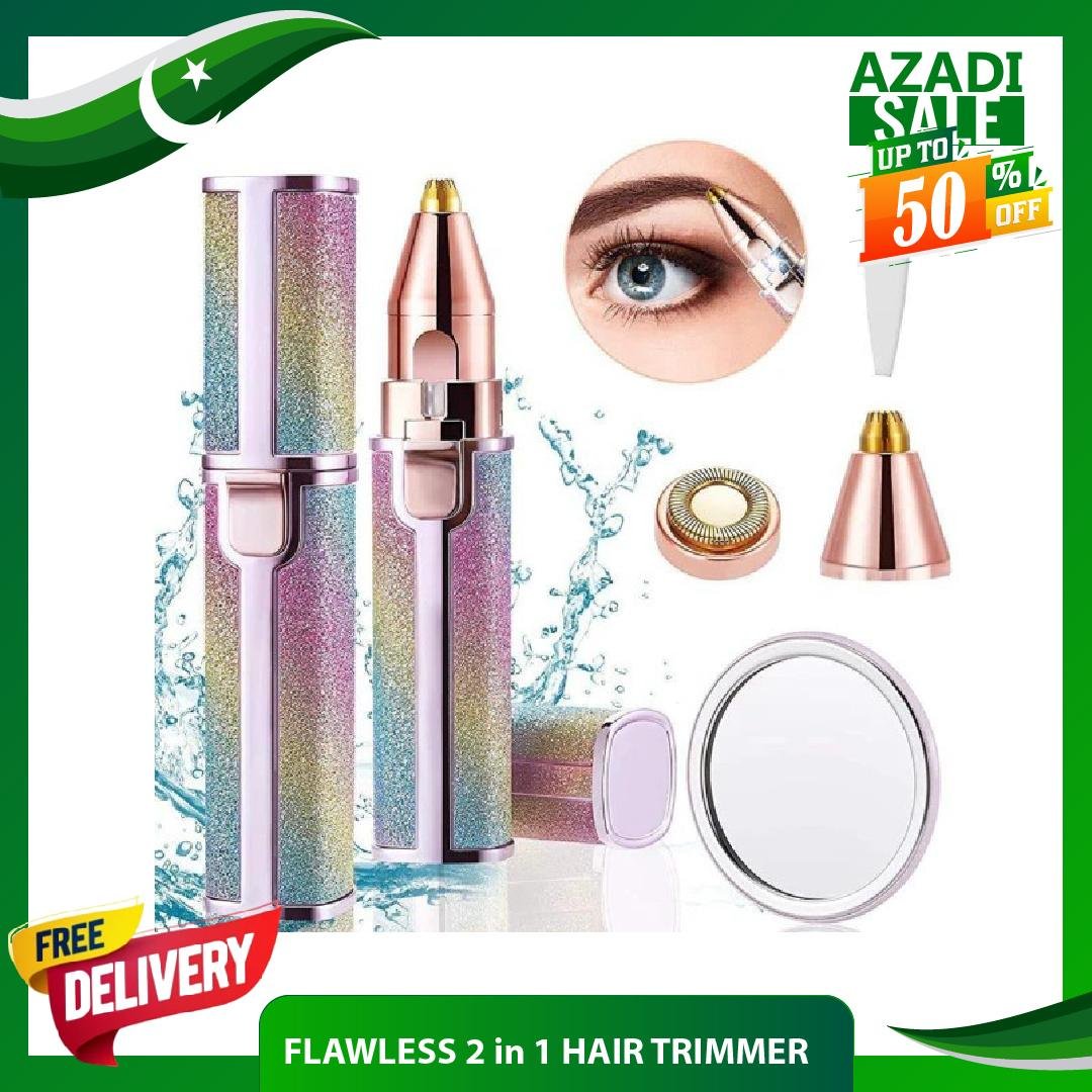 Flawless 2 in 1 Facial Hair Trimmer