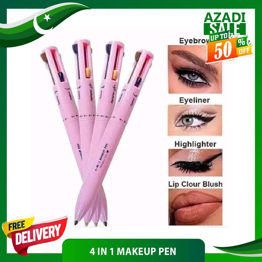 4 in1 Makeup Pen Eyeliner Lipstick Highlighter Brow liner