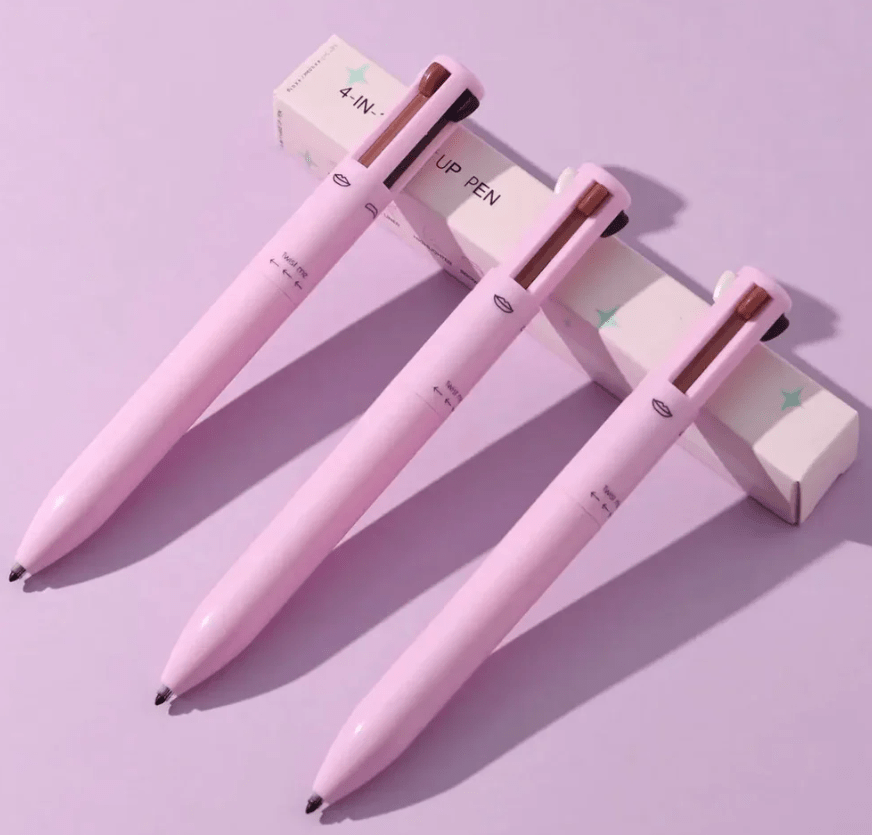 4 in1 Makeup Pen Eyeliner Lipstick Highlighter Brow liner - Image 4