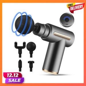 mini portable massage gun used for massaging muscles